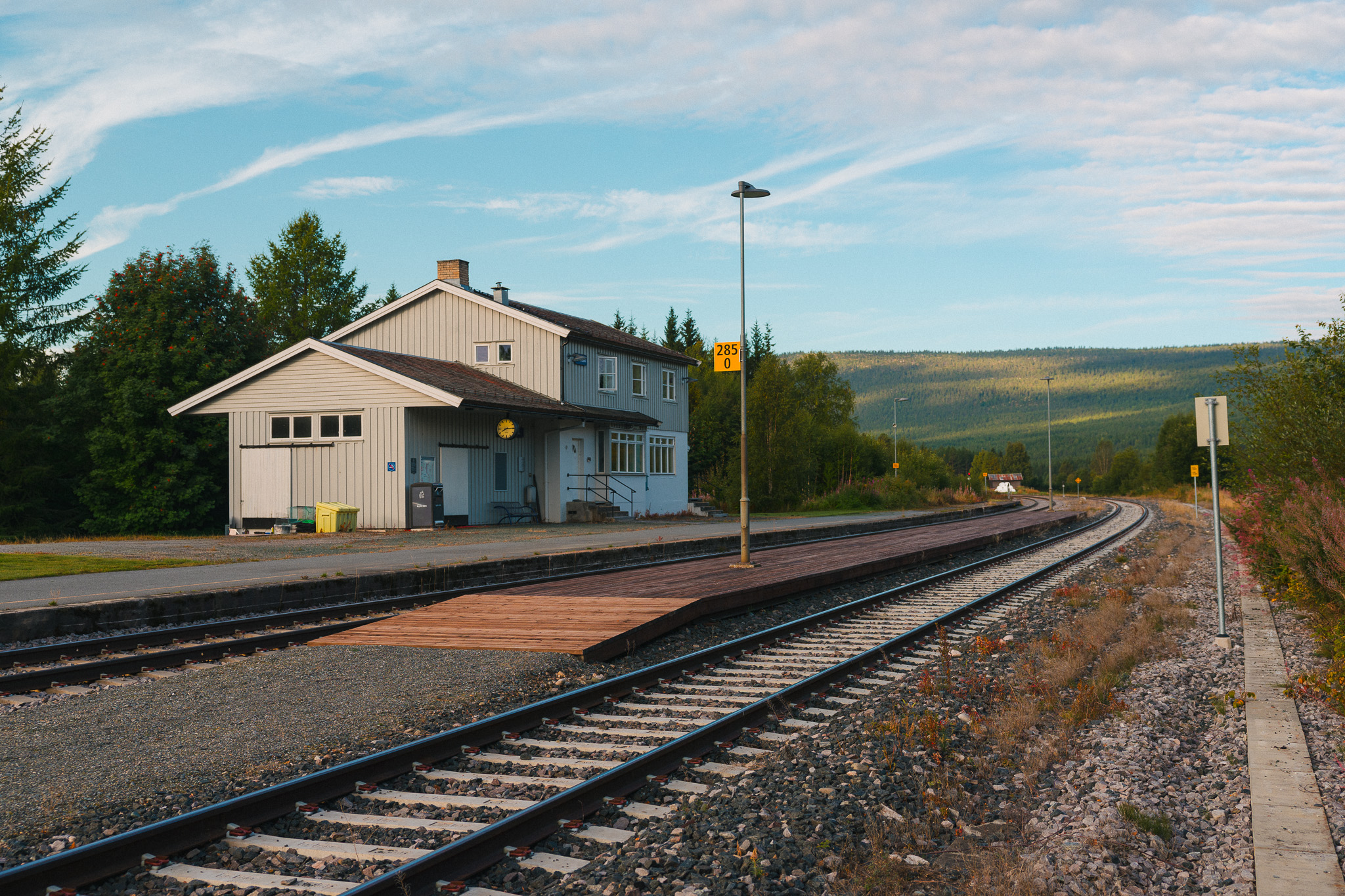 Hanestad stasjon langs Rørosbanen
