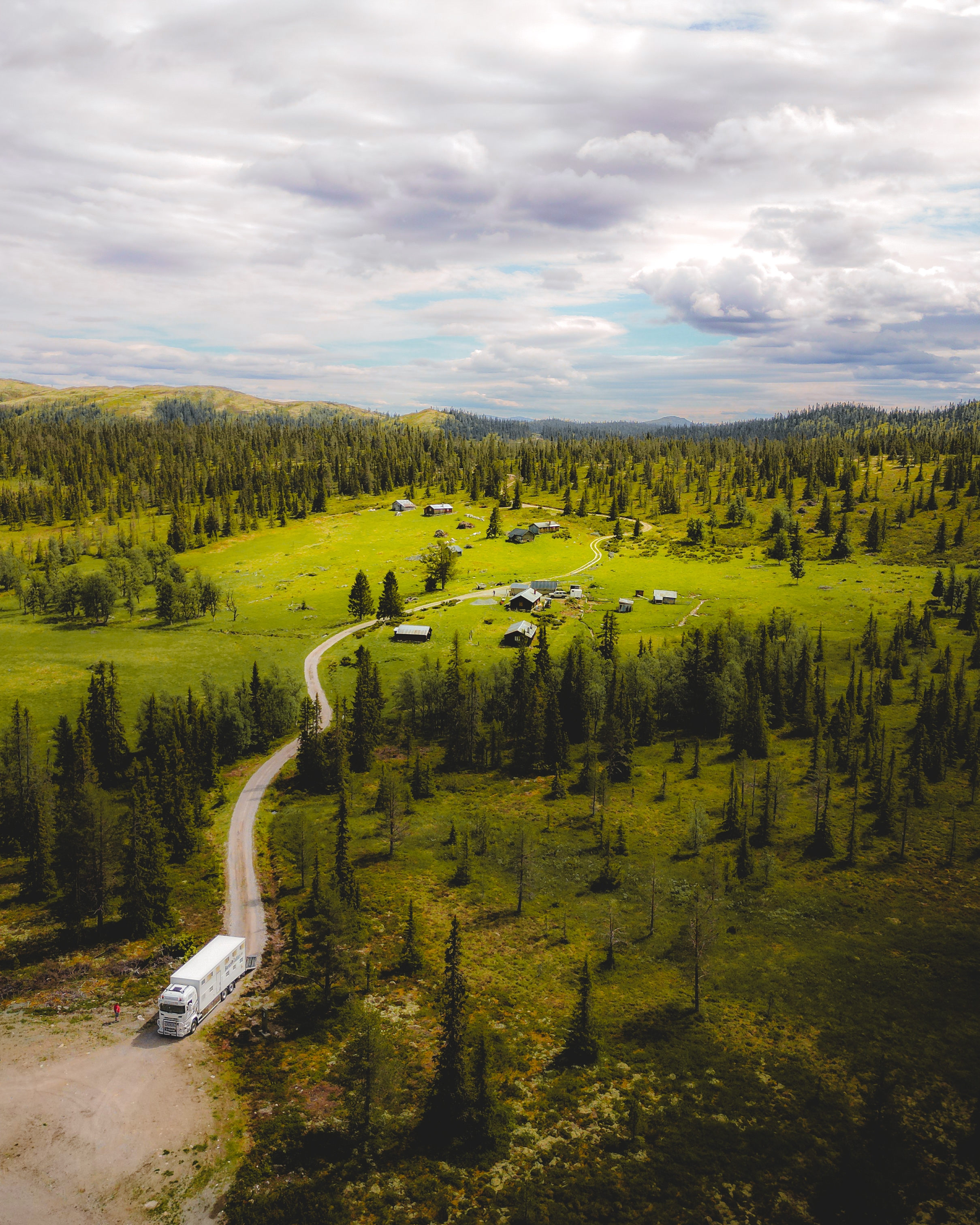 Kvilesetra og landskapet rundt i Rendalen