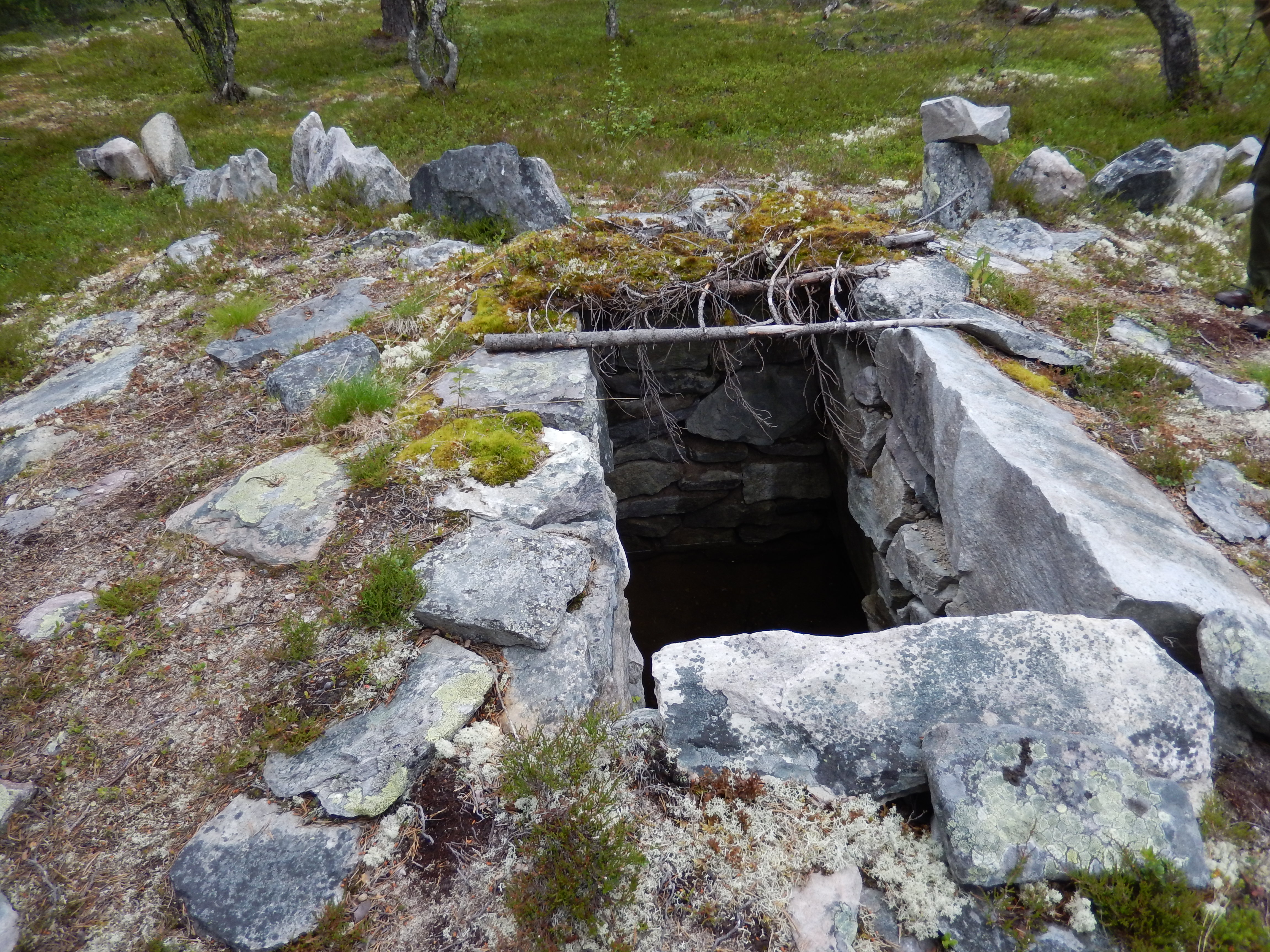 Reinsdyrgrav i fangstanlegg ved Søvollen, Romenstad hytter