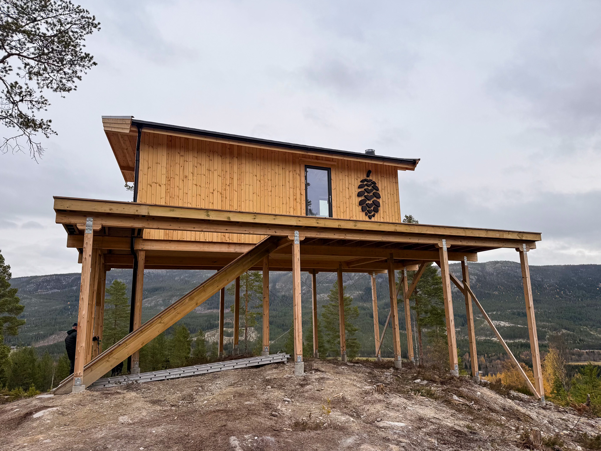 Konglehiet og landskapet rundt på Hornset.
