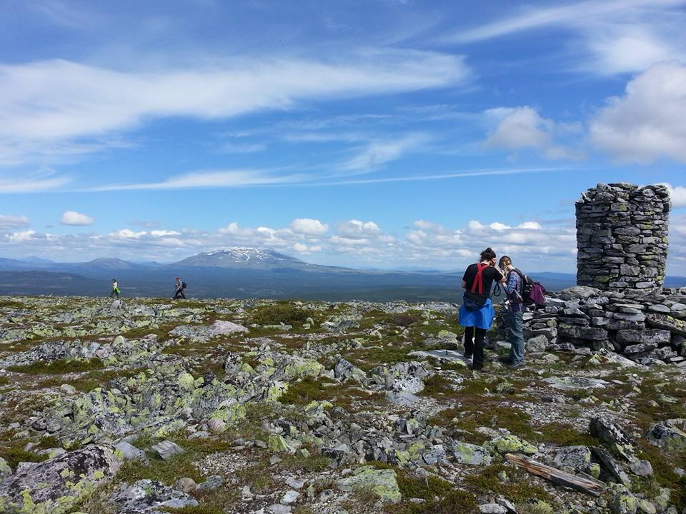 View from Renåfjellet towards the mountains of Rendalen