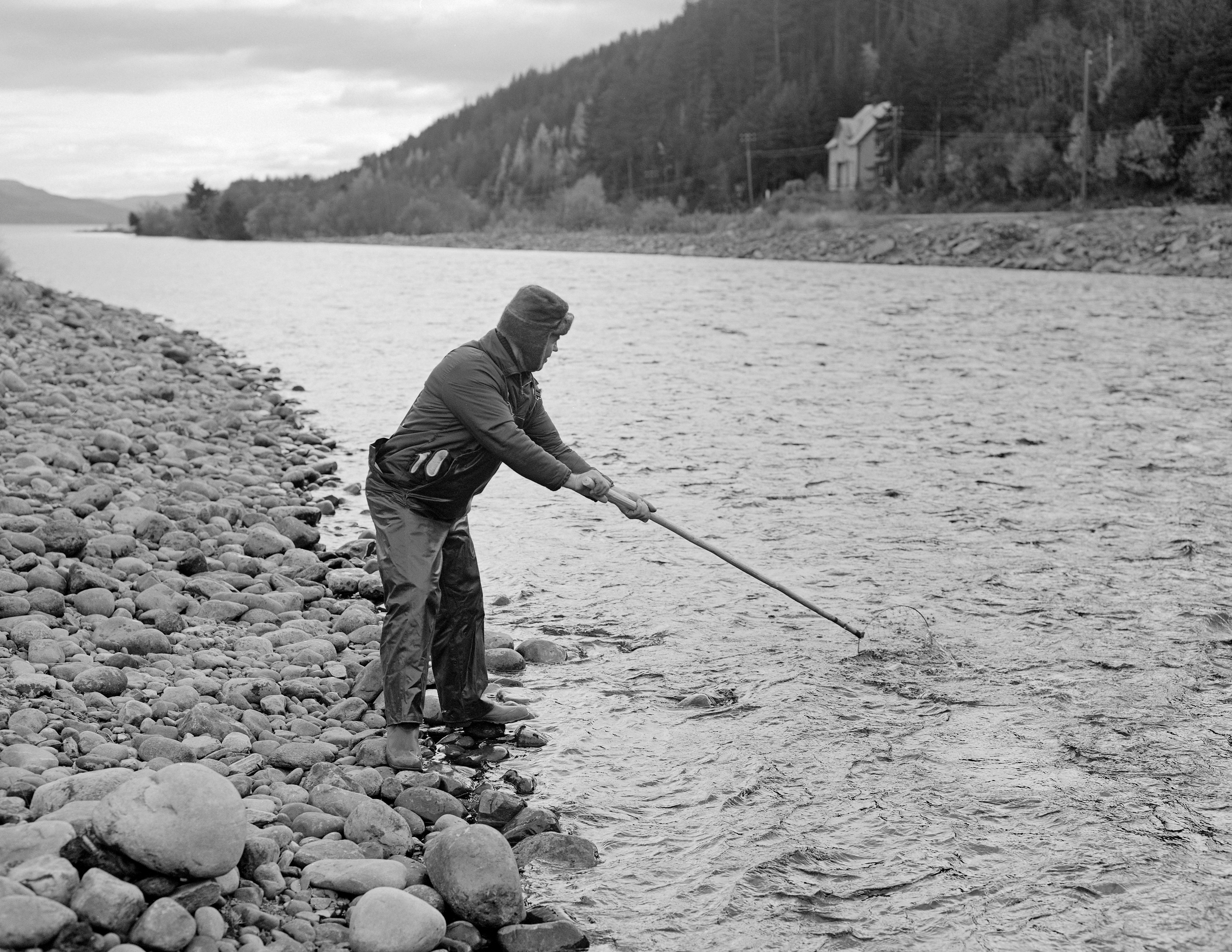 Historisk håvfiske etter gytevandrende sik i Åkrestrømmen